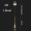 DecorBites™ Modern LED Crystal Chandelier for Home Decor