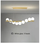 DecorBites™ Modern LED Glass Chandelier for Dining Room
