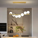 DecorBites™ Modern LED Glass Chandelier for Dining Room