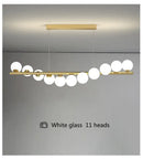 DecorBites™ Modern LED Glass Chandelier for Dining Room