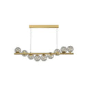 DecorBites™ Modern LED Glass Chandelier for Dining Room