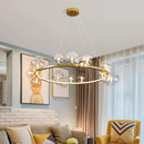 DecorBites™ Modern LED Glass Chandelier with Adjustable Cord