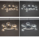 DecorBites™ Modern LED Glass Chandelier with Adjustable Cord