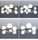 DecorBites™ Modern LED Glass Chandelier with Adjustable Cord