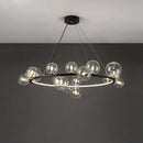 DecorBites™ Modern LED Glass Chandelier with Adjustable Cord