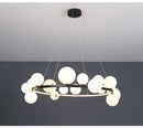 DecorBites™ Modern LED Glass Chandelier with Adjustable Cord