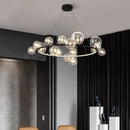 DecorBites™ Modern LED Glass Chandelier with Adjustable Cord