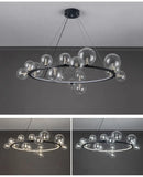 DecorBites™ Modern LED Glass Chandelier with Adjustable Cord