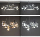 DecorBites™ Modern LED Glass Chandelier with Adjustable Cord
