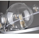 DecorBites™ Modern LED Glass Chandelier with Adjustable Cord