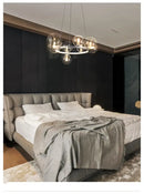 DecorBites™ Modern LED Glass Chandelier with Adjustable Cord