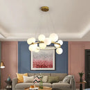 DecorBites™ Modern LED Glass Chandelier with Adjustable Cord
