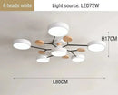 DecorBites™ Modern Macaron Ceiling Chandelier with 3-Color Dimming