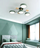 DecorBites™ Modern Macaron Ceiling Chandelier with 3-Color Dimming