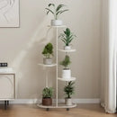Modern gold 5 tier plant stand with wheels living room flower rack