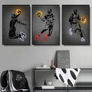 DecorBites™ Modern Neon Sports Star Wall Art Print