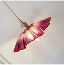 Modern green leaf glass e27 ceiling lights for bedroom interiors