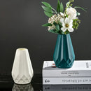 DecorBites™ Modern Nordic Diamond-Shaped Flower Vase