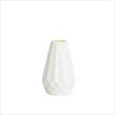 DecorBites™ Modern Nordic Diamond-Shaped Flower Vase