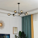 DecorBites™ Modern Nordic Glass Ball LED Chandelier