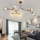 DecorBites™ Modern Nordic Glass Chandeliers LED Ceiling Lamps