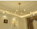 DecorBites™ Modern Nordic Glass Chandeliers LED Ceiling Lights