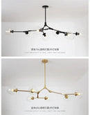 DecorBites™ Modern Nordic Glass Chandeliers with LED