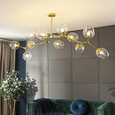 DecorBites™ Modern Nordic Glass Chandeliers with LED