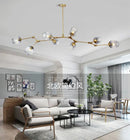 DecorBites™ Modern Nordic Glass Chandeliers with LED