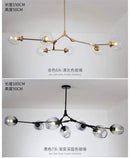 DecorBites™ Modern Nordic Glass Chandeliers with LED
