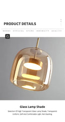 DecorBites™ Modern Nordic Glass Pendant Lamp