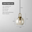 DecorBites™ Modern Nordic Glass Pendant Light for Kitchen & Restaurant