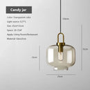 DecorBites™ Modern Nordic Glass Pendant Light for Kitchen & Restaurant