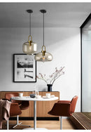 DecorBites™ Modern Nordic Glass Pendant Light for Kitchen & Restaurant
