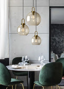 DecorBites™ Modern Nordic Glass Pendant Light for Kitchen & Restaurant