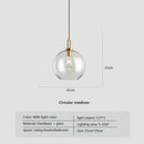 DecorBites™ Modern Nordic Glass Pendant Light for Kitchen & Restaurant