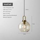 DecorBites™ Modern Nordic Glass Pendant Light for Kitchen & Restaurant