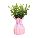 DecorBites™ Modern Nordic Mini White Flower Vase Home Decor