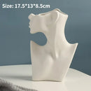 DecorBites™ Modern Nordic Style Ceramic Body Vase