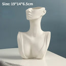 DecorBites™ Modern Nordic Style Ceramic Body Vase