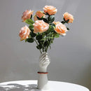 DecorBites™ Modern Nordic Style Ceramic Hand Vase