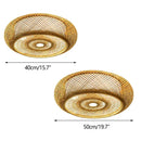 DecorBites™ Modern Rattan Pendant Light - LED Ceiling Fan