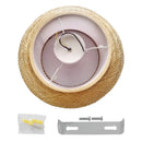 DecorBites™ Modern Rattan Pendant Light - LED Ceiling Fan