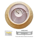 DecorBites™ Modern Rattan Pendant Light - LED Ceiling Fan