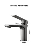 DecorBites™ Modern Stainless Steel Bathroom Sink Faucet