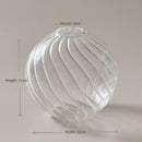 DecorBites™ Modern Transparent Glass Vases Set for Home