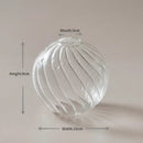 DecorBites™ Modern Transparent Glass Vases Set for Home