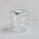DecorBites™ Modern Transparent Glass Vases Set for Home