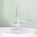 DecorBites™ Modern Transparent Glass Vases Set for Home