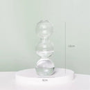 DecorBites™ Modern Transparent Glass Vases Set for Home